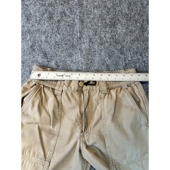 Aeropostale Utility Cargo Pants Womens M Khaki Baggy Wide Leg Grunge 90s Y2K - Picture 13 of 13
